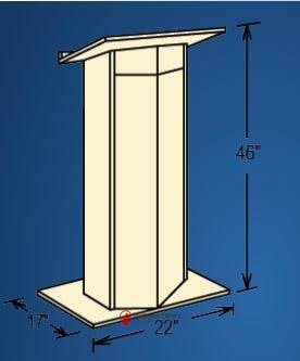 Sound Lectern 111PLS Oklahoma Sound Power Plus. Color: Mahogany