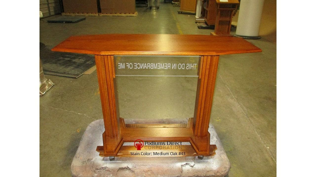 Communion Table 705 Proclaimer Acrylic and Wood Style - FREE SHIPPING!