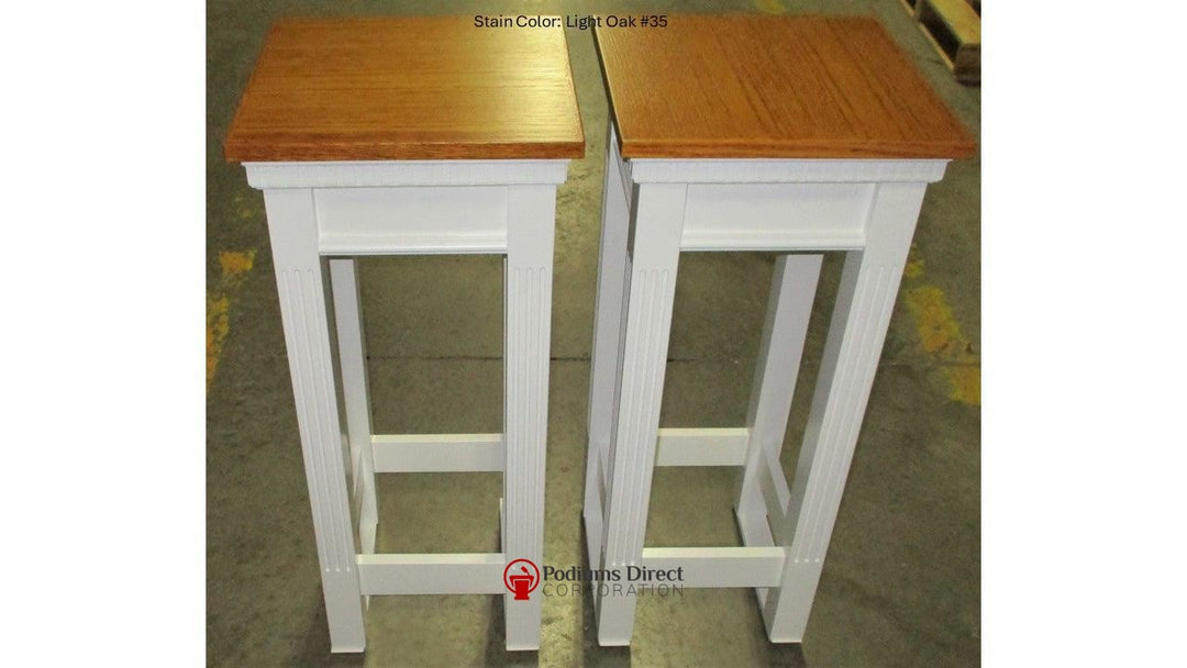 Flower Stand NO 820-Light Oak 35-Tithe Boxes, Baptismal Font, Flower Stands, and Offering Tables-Podiums Direct