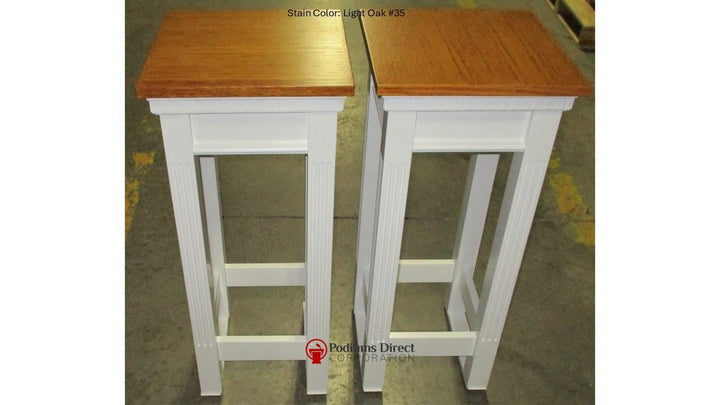 Flower Stand NO 820-Light Oak 35-Tithe Boxes, Baptismal Font, Flower Stands, and Offering Tables-Podiums Direct