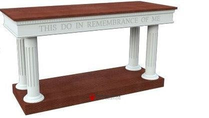 Communion Table NO 8302 OCT Open Style - FREE SHIPPING!
