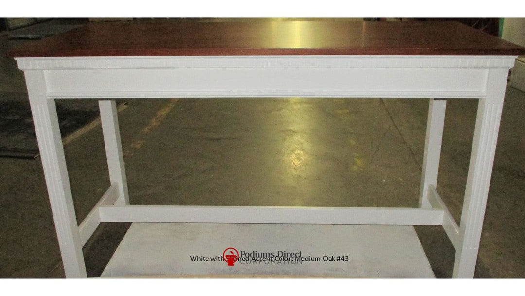 Communion Table NO 825- Back Medium Oak 43-Communion Tables and Altars-Podiums Direct