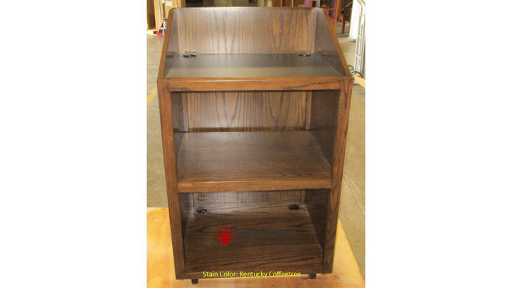 Handcrafted Solid Hardwood Lectern Spartan - FREE SHIPPING!
