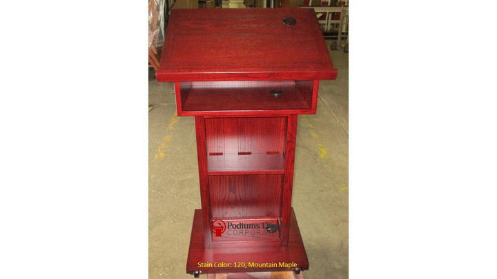 Handcrafted Solid Hardwood Lectern Royal-Back 120 Mountain Maple-Handcrafted Solid Hardwood Pulpits, Podiums and Lecterns-Podiums Direct