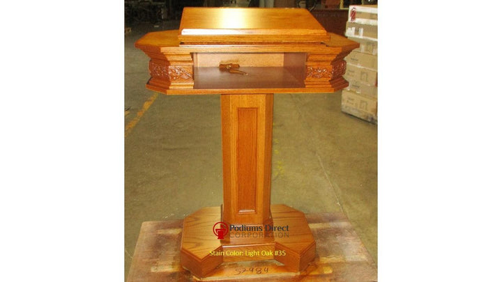 Church Wood Pulpit Pedestal NO 5402 - FREE SHIPPING!