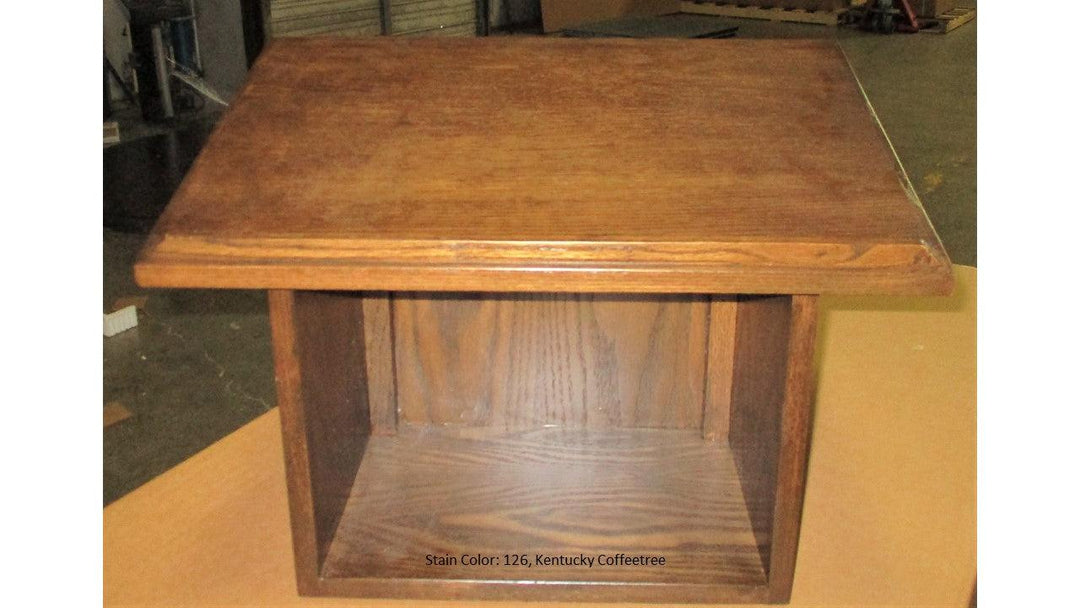 Tabletop Lectern TT Raised Panel-Back View 126 Kentucky Coffeetree-Tabletop Lecterns -Podiums Direct