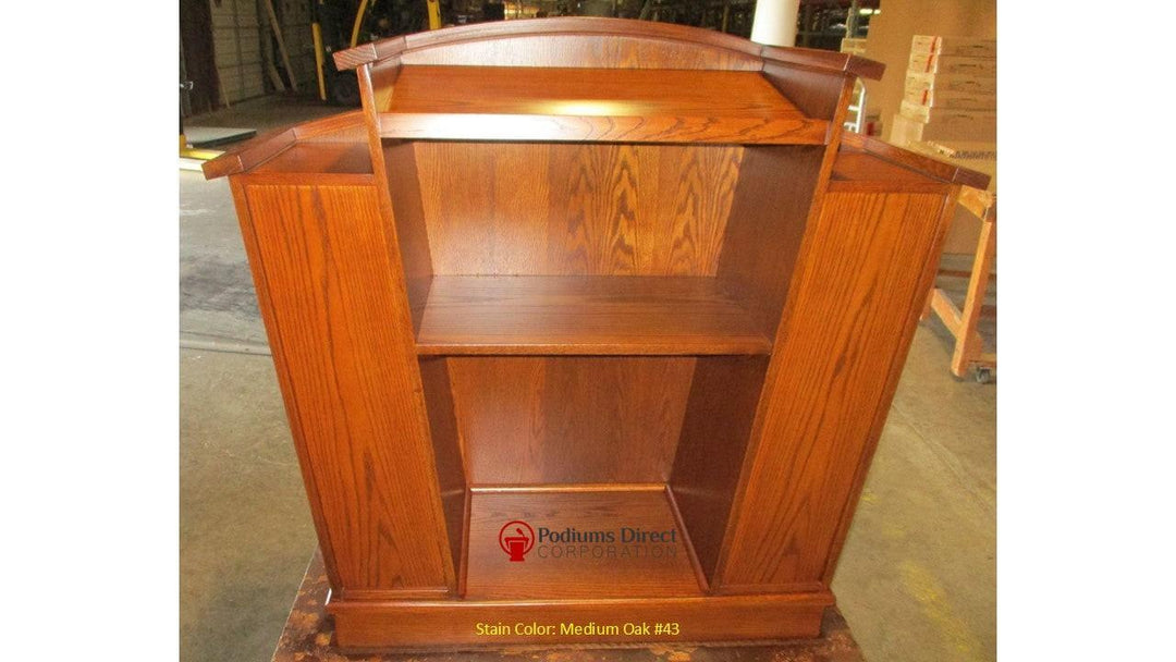Church Wood Pulpit Victory Style with Fluting 310 - FREE SHIPPING!