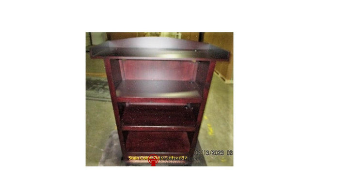 Handcrafted Solid Hardwood Lectern Eagle-45 Back Dark Coffee 37-FREE SHIPPING