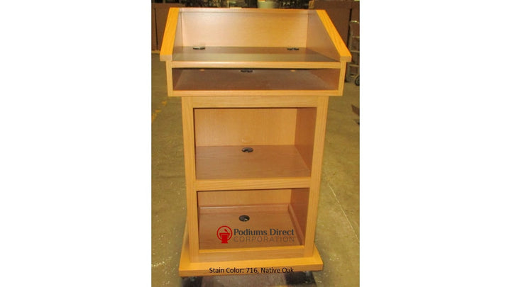 Handcrafted Solid Hardwood Lectern Conquest - FREE SHIPPING!