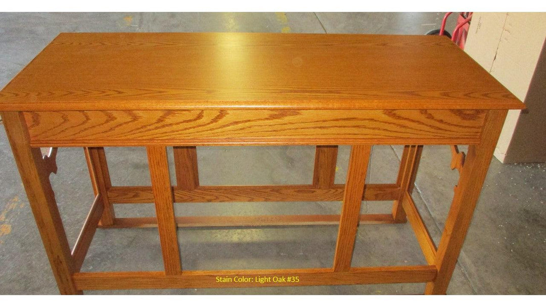 Communion Table NO 205-Back Light Oak 35-Communion Tables and Altars-Podiums Direct