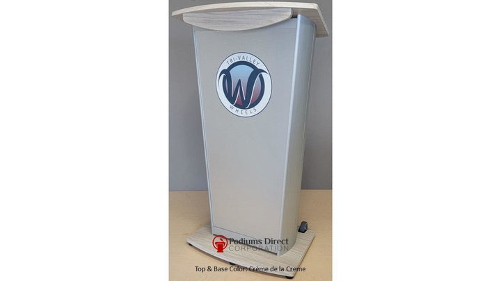 Contemporary Lectern and Podium VH1 Custom Aluminum Lectern - FREE SHIPPING!