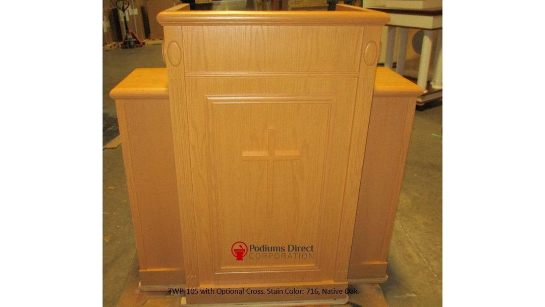 Church Wood Pulpit TWP-105 - FREE SHIPPING!