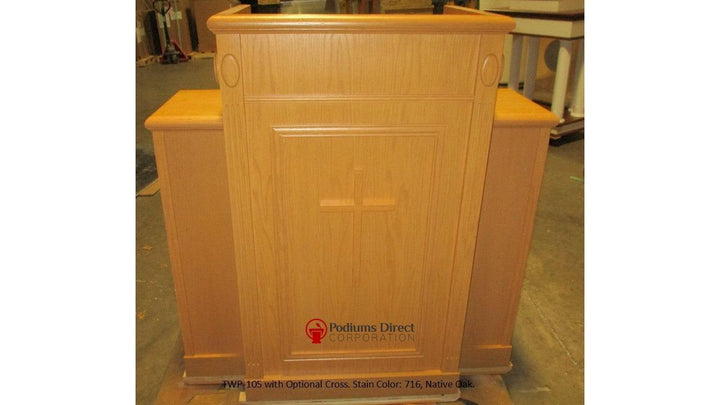 Church Wood Pulpit TWP-105 - FREE SHIPPING!