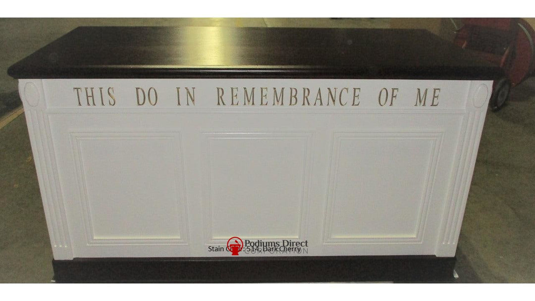 Communion Table TCT-605-Front 514-Communion Tables and Altars-Podiums Direct