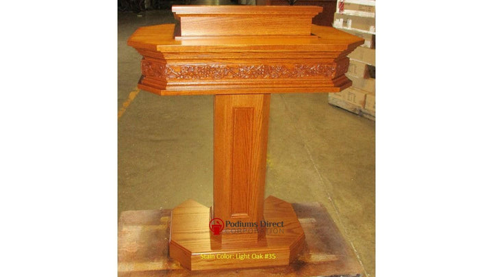 Church Wood Pulpit Pedestal NO 5402 - FREE SHIPPING!