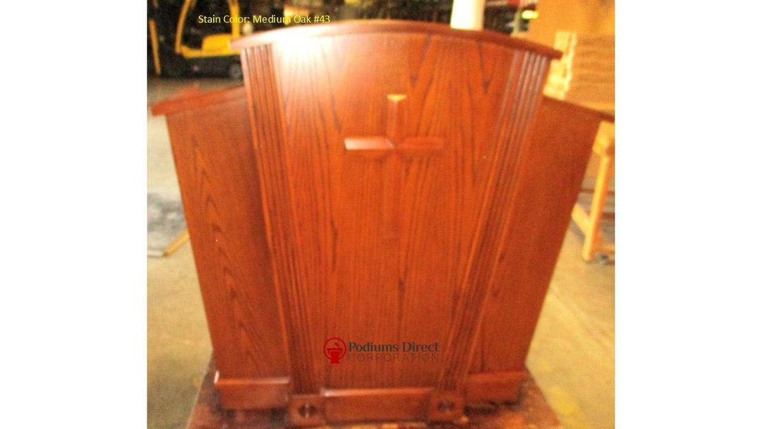 Church Wood Pulpit Victory Style with Fluting 310 - FREE SHIPPING!