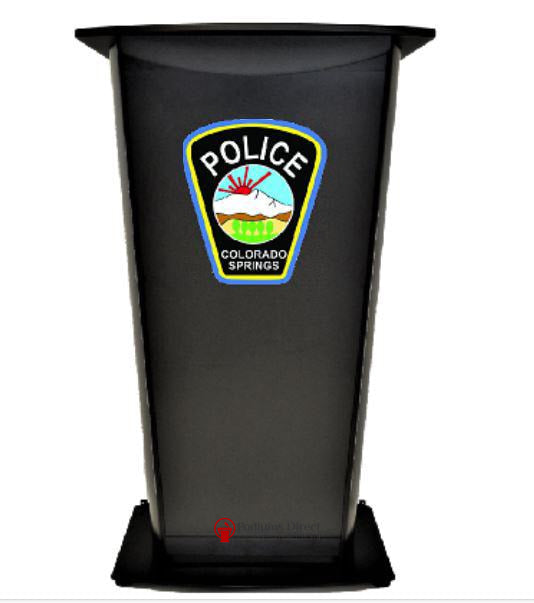 Contemporary Lecterns And Podium H2 Deluxe Aluminum Lectern - FREE SHIPPING!