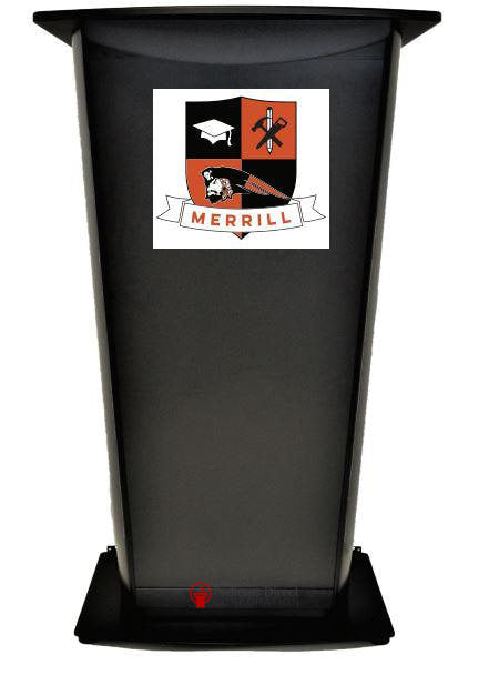 Contemporary Lecterns And Podium H2 Deluxe Aluminum Lectern - FREE SHIPPING!