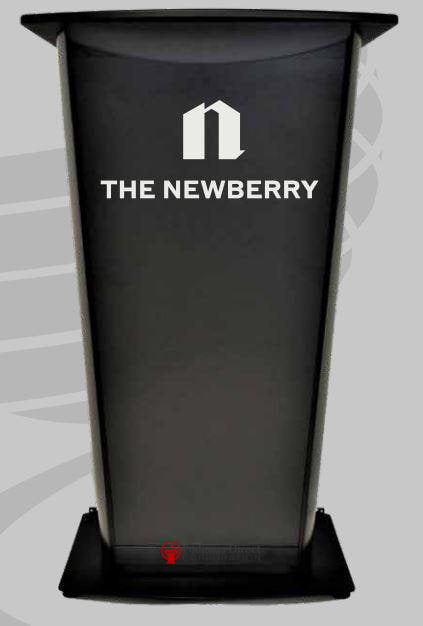 Contemporary Lecterns And Podium H2 Deluxe Aluminum Lectern - FREE SHIPPING!