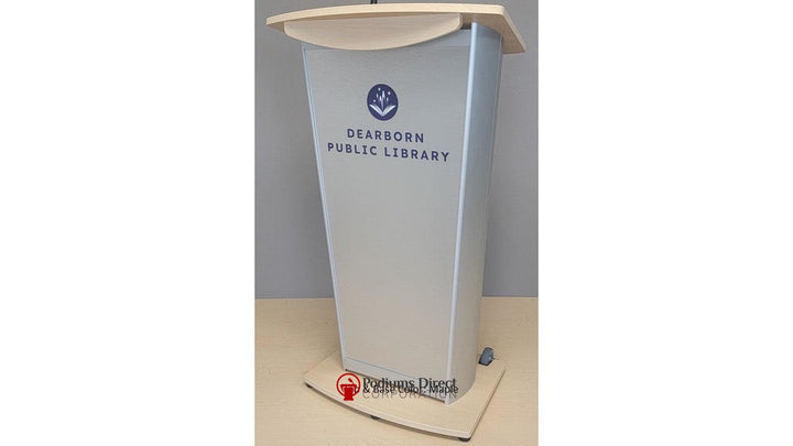 Contemporary Lectern and Podium VH1 Custom Aluminum Lectern - FREE SHIPPING!
