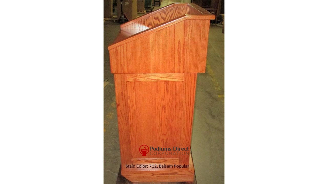 Handcrafted Solid Hardwood Lectern Celebrity-Side 712 Balsam Popular-Handcrafted Solid Hardwood Pulpits, Podiums and Lecterns-Podiums Direct