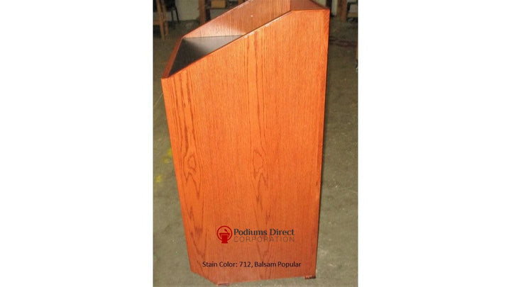 Handcrafted Solid Hardwood Lectern Spartan-Side 712-Handcrafted Solid Hardwood Pulpits, Podiums and Lecterns-Podiums Direct
