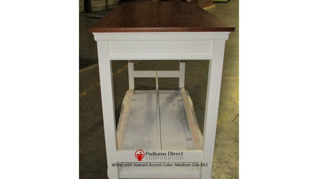 Communion Table NO 825- Side Medium Oak 43-Communion Tables and Altars-Podiums Direct