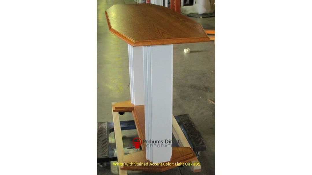 Communion Table 705W Proclaimer Acrylic and Wood Style-Side Light Oak 35-Communion Tables and Altars-Podiums Direct