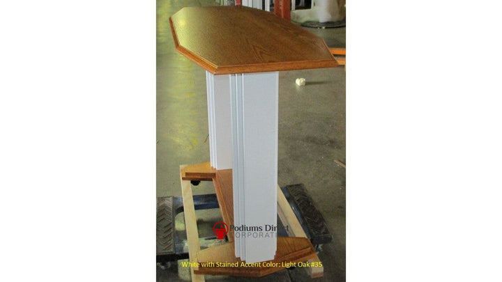 Communion Table 705W Proclaimer Acrylic and Wood Style-Side Light Oak 35-Communion Tables and Altars-Podiums Direct