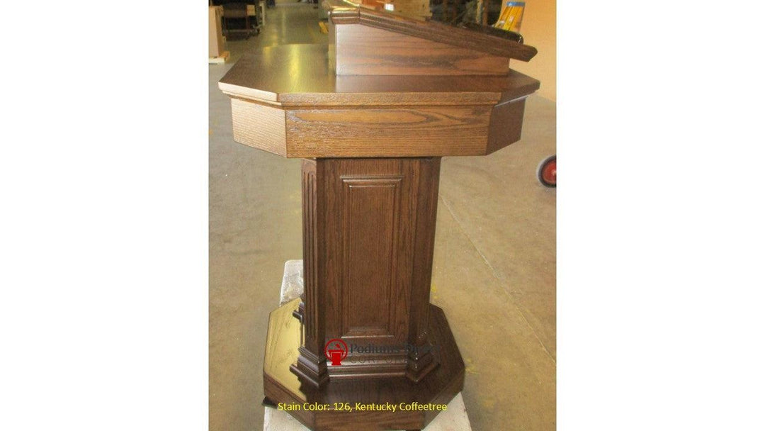 Church Wood Pulpit Pedestal TSP-180 - FREE SHIPPING!