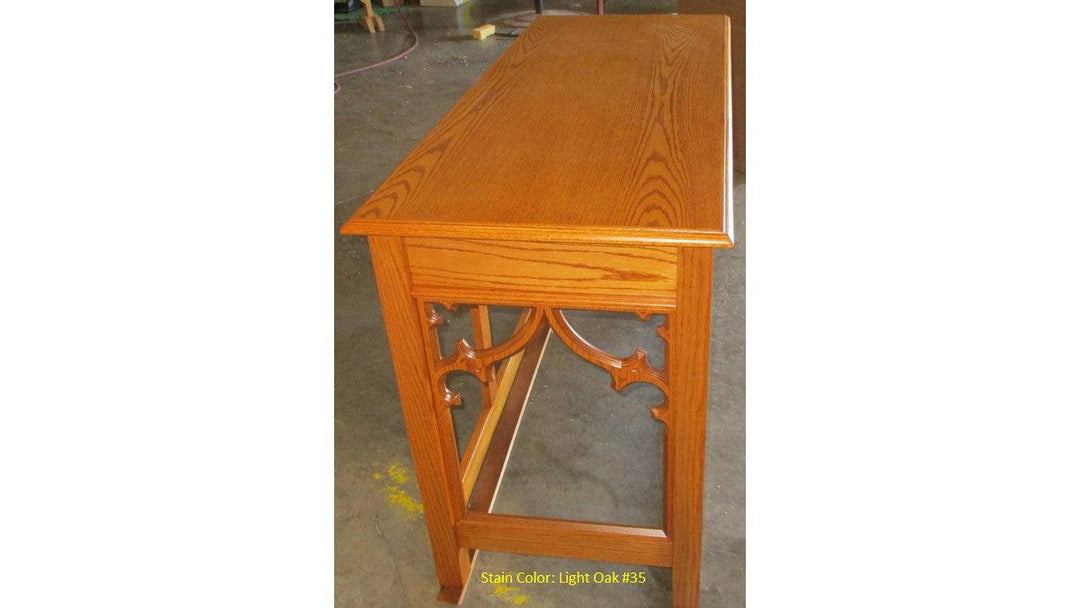 Communion Table NO 205-Side Light Oak 35-Communion Tables and Altars-Podiums Direct