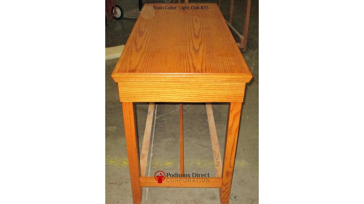 Communion Table NO 405-Side Light Oak 43-Communion Tables and Altars-Podiums Direct