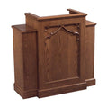 Solid Oak Gothic Wing Pulpit: NO 200W