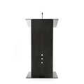 Contemporary All-Aluminum Lectern, Charcoal