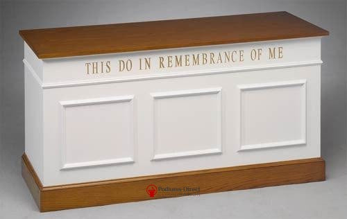Communion Table NO 810 Closed Style-Communion Tables and Altars-Podiums Direct