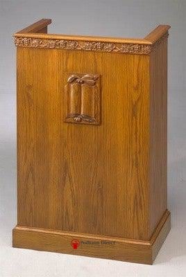 Church Wood Pulpit Single NO 501-Church Solid Wood Pulpits, Podiums and Lecterns-Podiums Direct