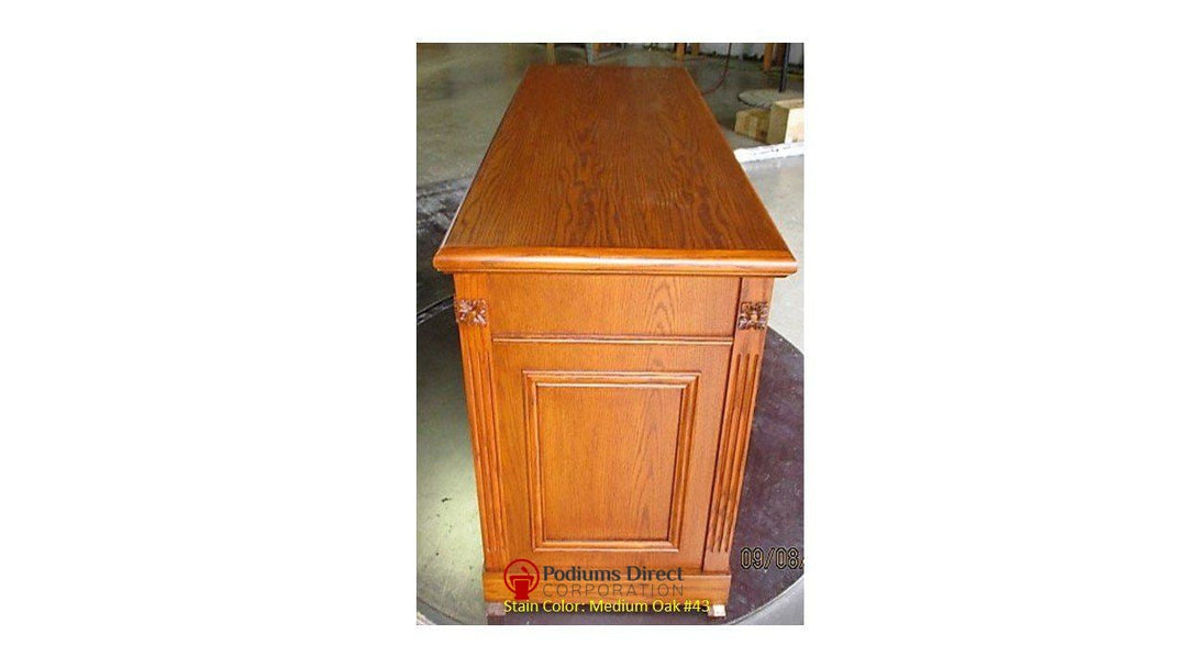 Communion Table TCT-105-Side Medium Oak 43-Communion Tables and Altars-Side-Podiums Direct