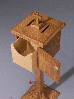 Tithe Box NO 18 Tithe/Prayer Box-Inside View-Tithe Boxes, Baptismal Font, Flower Stands, and Offering Tables-Podiums Direct