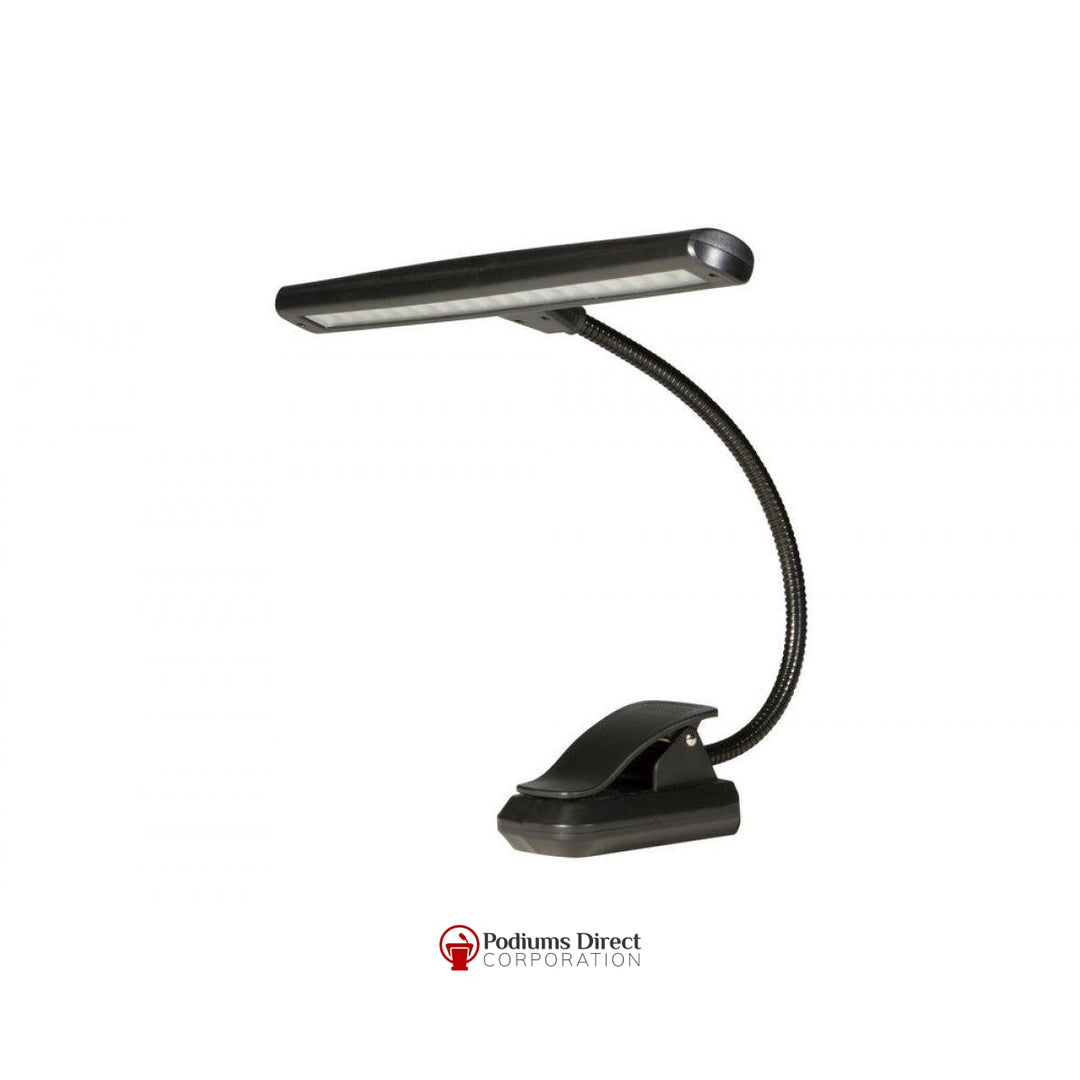 Wireless Microphones and Lights, Podium and Lectern Options-USB Rechargeable Podium Clip Light-Podiums Direct