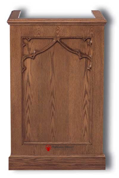 Church Wood Pulpit Single NO 201-Church Solid Wood Pulpits, Podiums and Lecterns-Podiums Direct