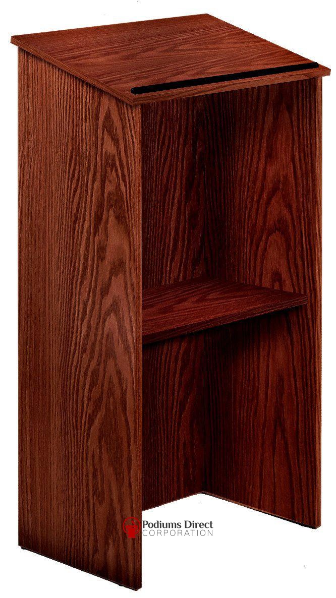 Non Sound Lectern 222 Oklahoma Sound Full Floor-Side View-Non Sound Podiums and Lecterns-Podiums Direct