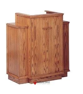 Church Pulpit Set NO 400W-Pulpit-Pulpit Sets-Podiums Direct