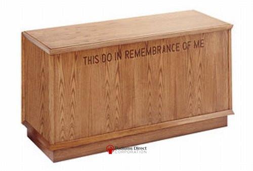 Church Pulpit Set NO 400W-Communion Table-Pulpit Sets-Podiums Direct