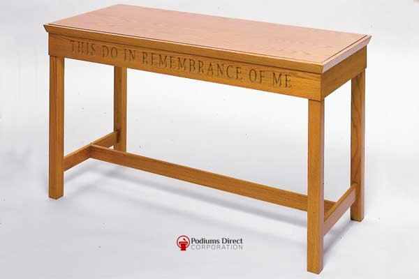 Communion Table NO 405-Communion Tables and Altars-Podiums Direct