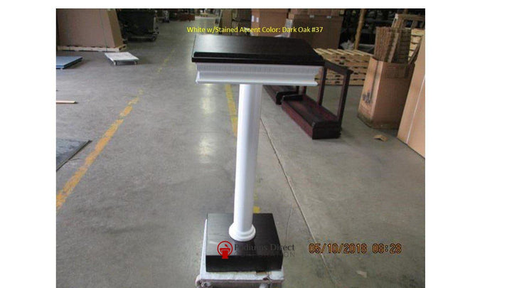 Church Pulpit Set Custom No. 5-Custom No. 5SS Speaker Stand-Pulpit Sets-Podium Direct