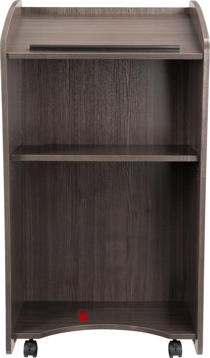 Non Sound Lectern 611 Oklahoma Sound Vision-Back View Riverwood-Non Sound Podiums and Lecterns-Podiums Direct