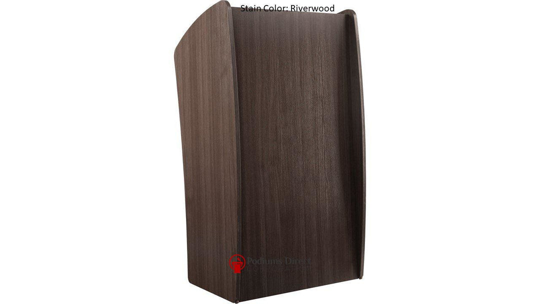 Non Sound Lectern 611 Oklahoma Sound Vision-Front View Riverwood-Non Sound Podiums and Lecterns-Podiums Direct