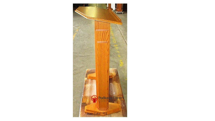 Wood with Acrylic Pulpit 701 Proclaimer-Side 711-Wood With Acrylic Pulpits, Podiums and Lecterns-Podiums Direct
