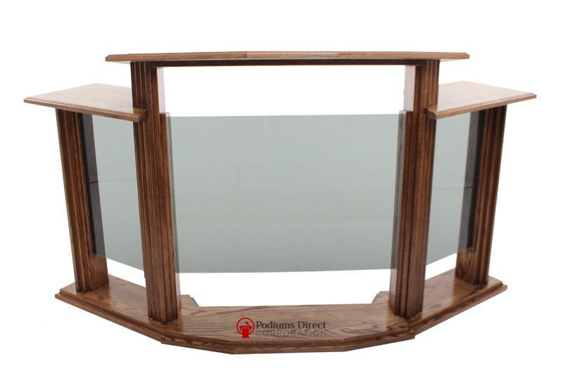 Wood with Acrylic Pulpit w/Wings 703 Proclaimer - FREE SHIPPING!