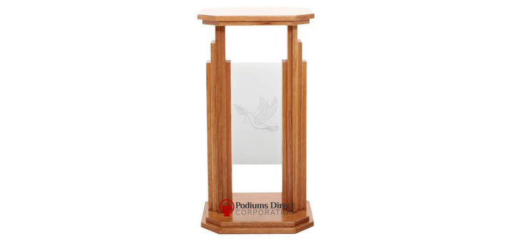 Flower Stands 708 Proclaimer-Front View-Tithe Boxes, Baptismal Font, Flower Stands, and Offering Tables-Podiums Direct